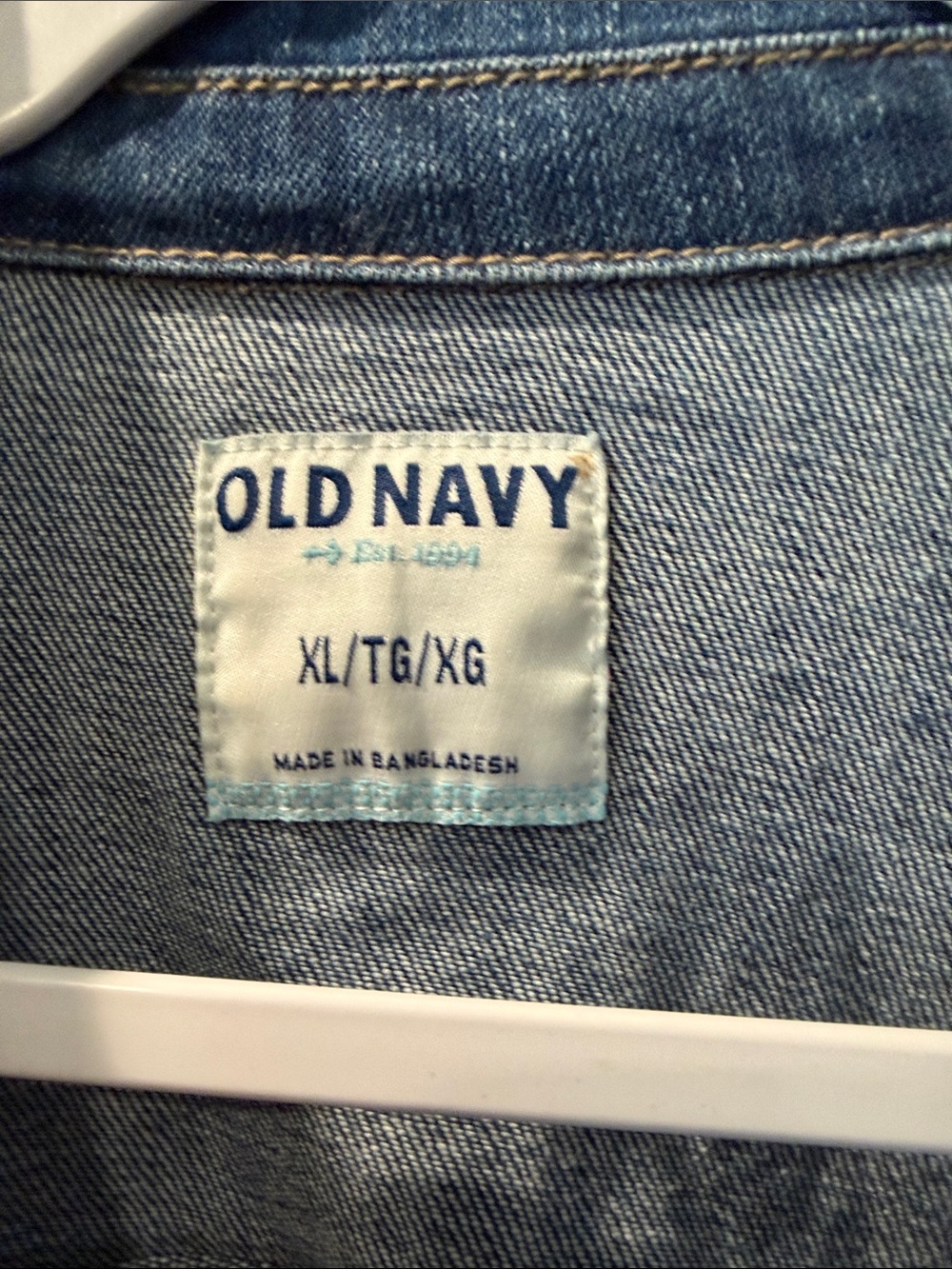 Old Navy Classic Light Blue Denim Jacket - Women's XL - Picture 2 of 10